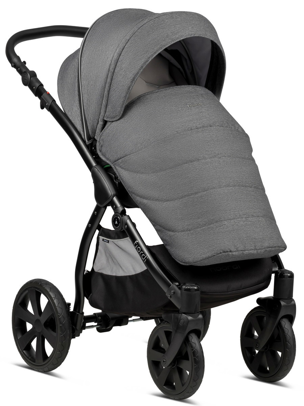 Детская коляска Noordi Fjordi 3 в 1 с автокреслом Terra Black 1132813 Dark Grey