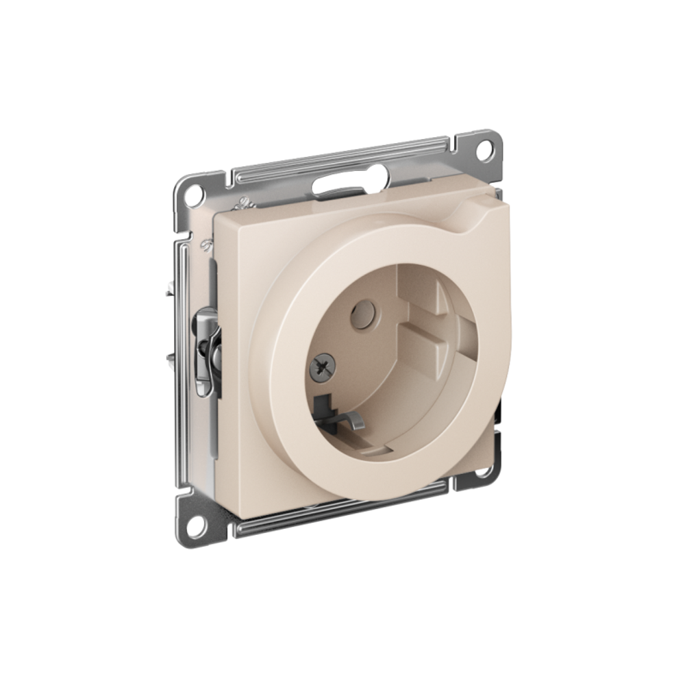 Розетка 1-м СП AtlasDesign 16А IP20 с заземл. защ. шторки с выталк. вилки механизм беж. SE ATN000247 Розетка 1-м СП AtlasDesign 16А IP20 с заземл. защ. шторки с выталк. вилки механизм беж. SE ATN000247