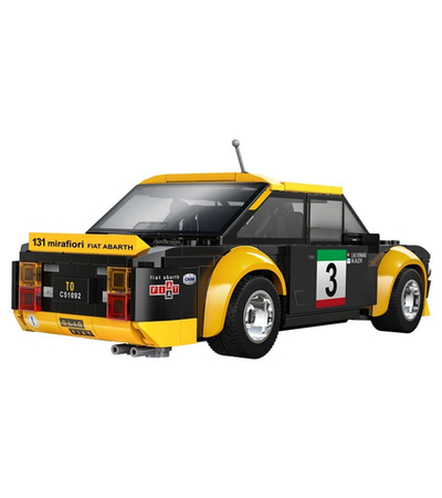 Радиоуправляемый конструктор CaDA спортивная машинка Fiat Abarth 131 1/24 (216 деталей)