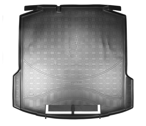 Коврик в багажник Norplast/Unidec для Skoda Rapid в кузове NH HB (2013-) Черный,без ушей, полиуретан, арт.NPA00-T81-652-AP