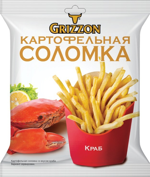 Grizzon Картофельная Соломка "Краб" 40гр