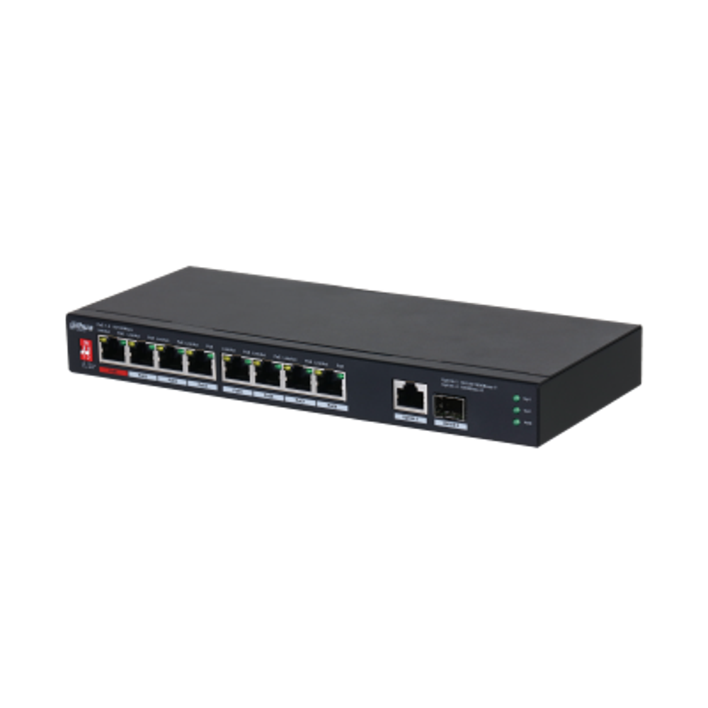 Сетевой PoE коммутатор DahuaDH-PFS3110-8ET1GT1GF-96