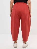 Штаны бананы оверсайз широкие терракотовый