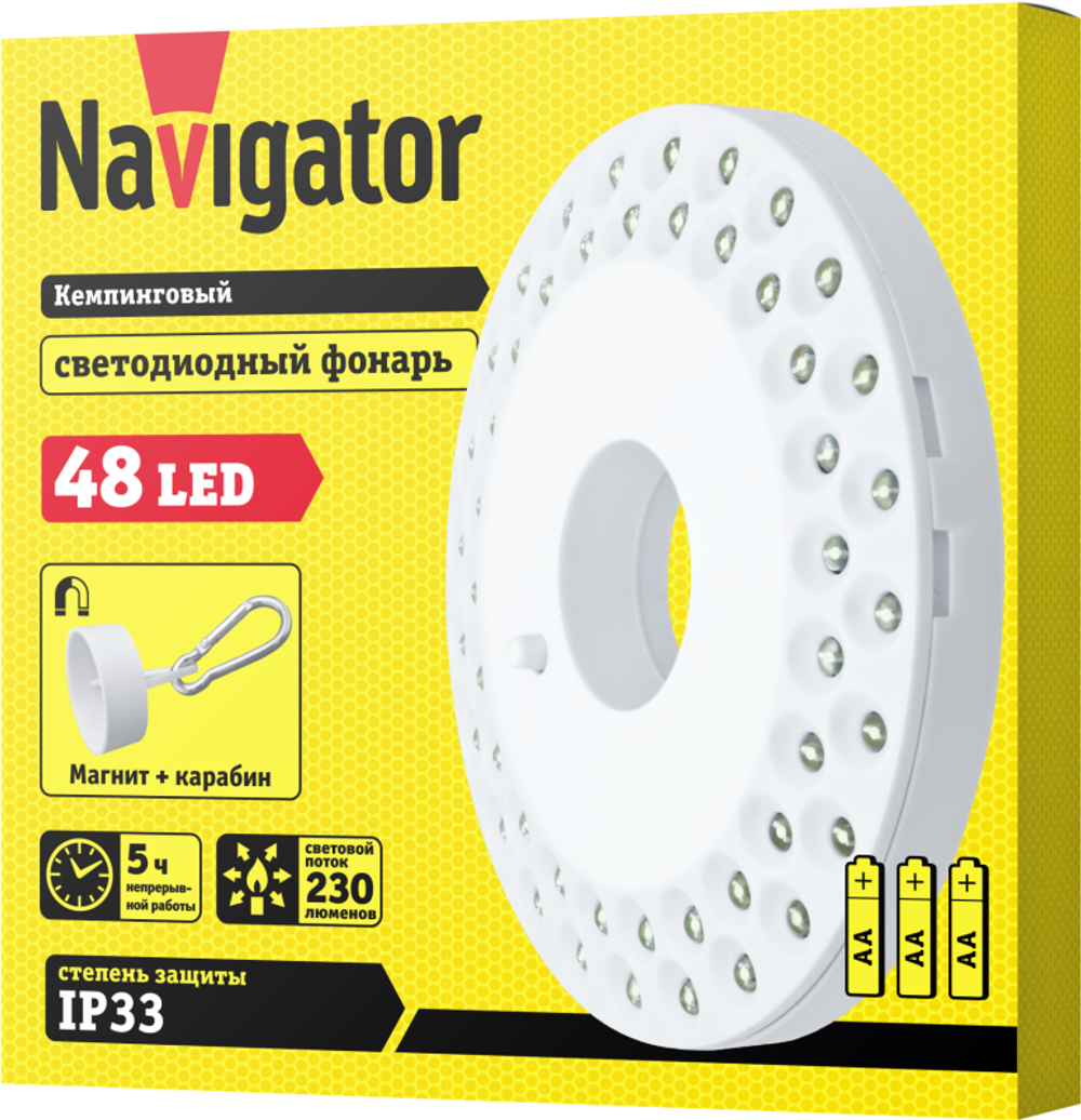 Фонарь 94 948 NPT-CA06-3AA блист. Navigator 94948