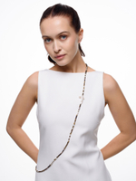 Сотуар "Hematite tube pearl cross" Gold