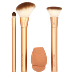 EcoTools, Precious Metals, Face Blend + Sculpt Set, набор из 4 предметов
