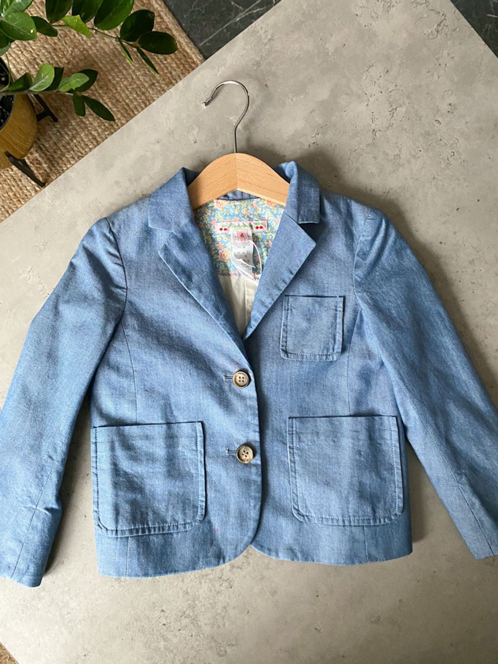 Хлопковый жакет  Bonpoint , 104