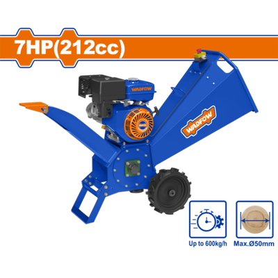 Бензиновая дробилка древесины
