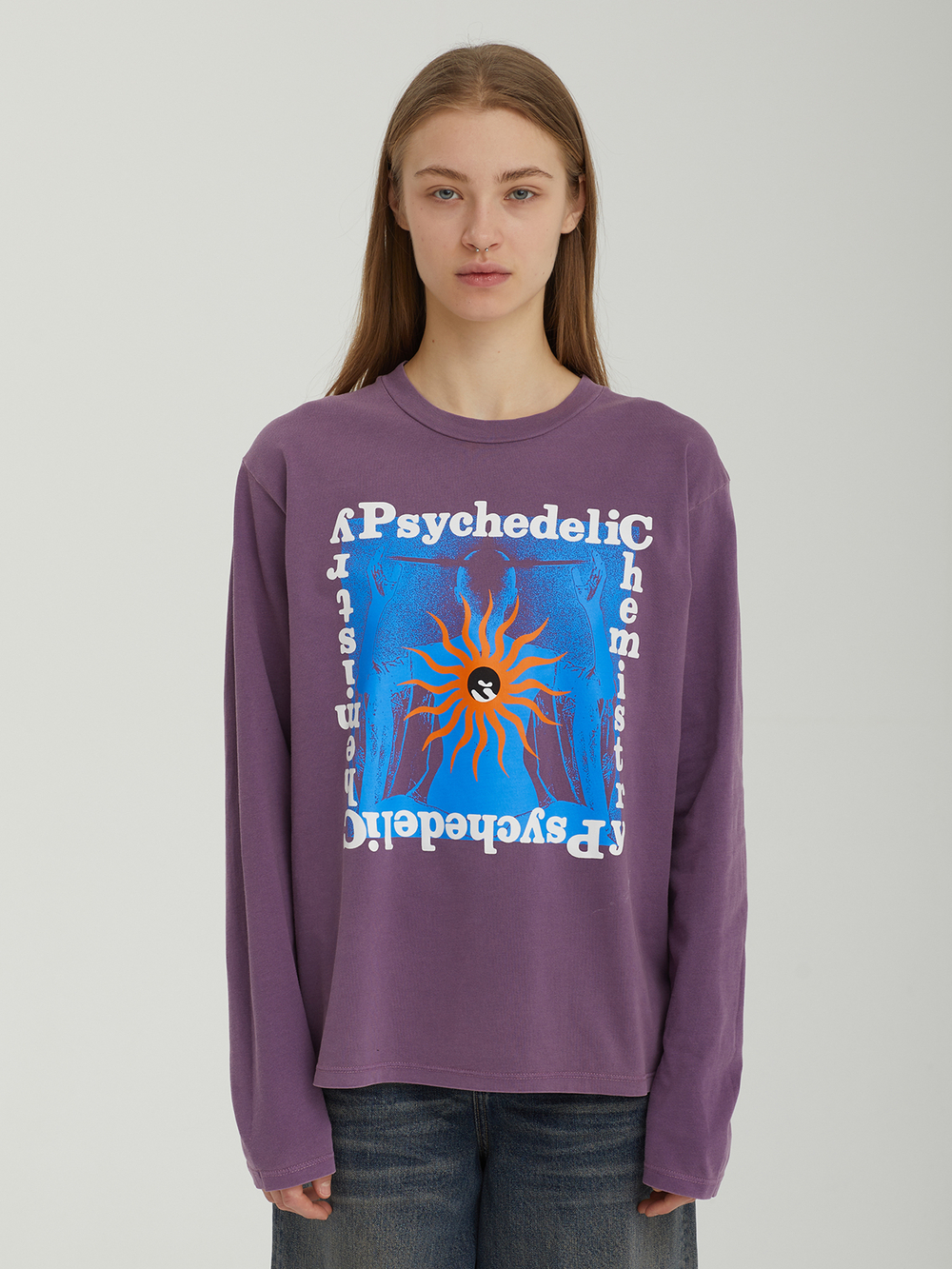 Женский Лонгслив Obey Psychedelic Chemistry