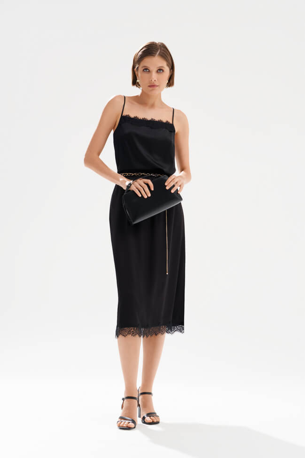 23516 Блузка женская (черный)