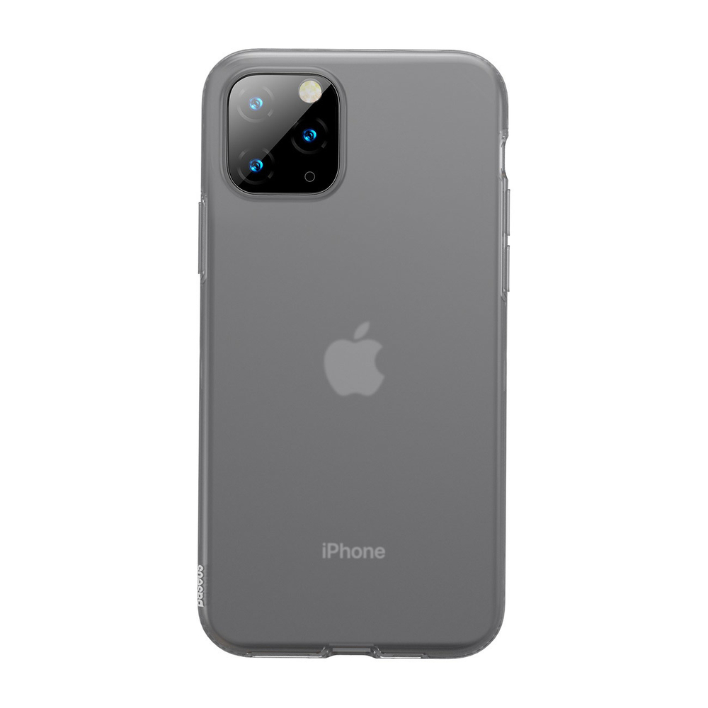 Чехол для Apple iPhone 11 Pro Baseus Jelly Liquid Silica Gel Protective Case - Transparent Black