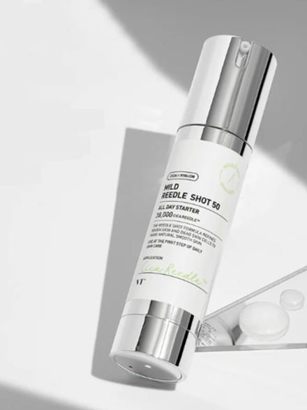 VT Cosmetics Мягкая бустер-сыворотка с микроиглами для гладкой и сияющей кожи / Midl Reedle Shot 50, 50 мл