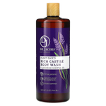 Dr. Jacobs Naturals, кастильский гель для душа на растительной основе, эфирное масло лаванды, 946 мл (32 унции)