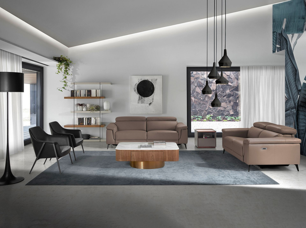 Диван 5319-3P-M9922 /6105 3-х местный с реклайнером