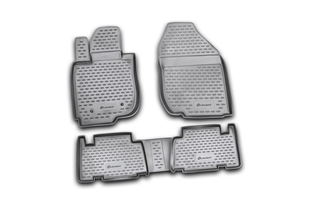 Коврики Standard, в салон TOYOTA RAV4 01/2006-2010, 4 шт.(полиуретан, чёрные) Element.NLC.48.09.210