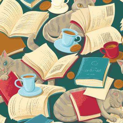 Книги и котики (1)