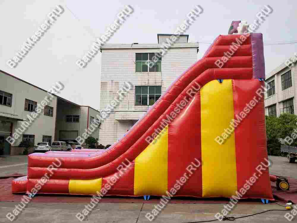 Надувная горка "Весёлый клоун" 8*5*6 м