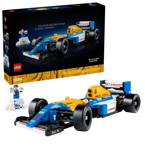 Конструктор LEGO Icons 10353 Williams Racing FW14B & Nigel Mansell