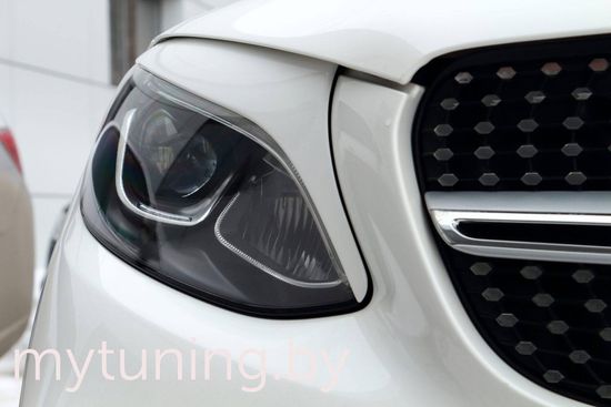 Реснички на фары для Mercedes GLC C253 coupe