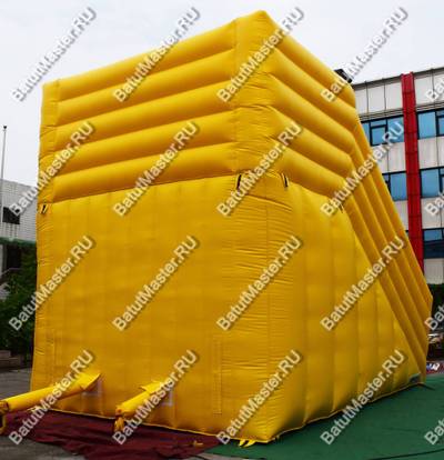 Надувная горка для зорбинга "Кубарем вниз"