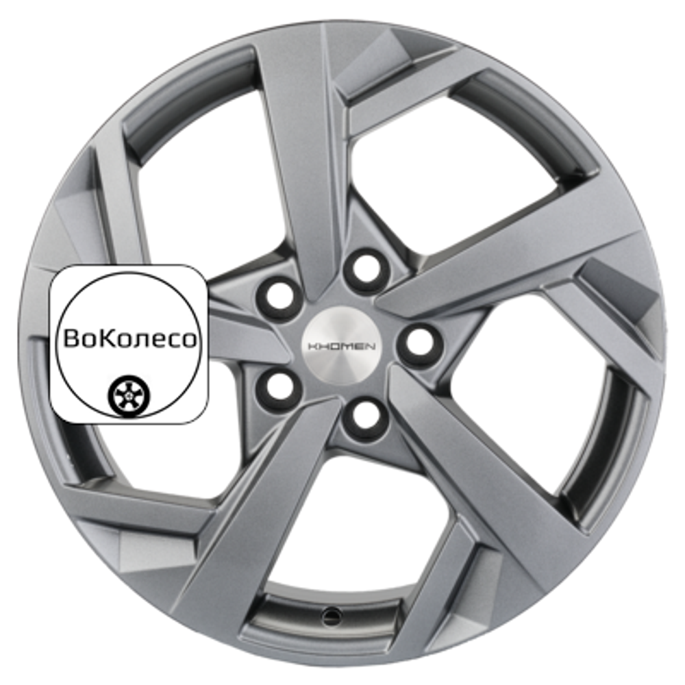 7x17/5x114,3 ET45 D60,1 KHW1712 (Changan/Geely/Lexus/Toyota) G-Silver Khomen Wheels