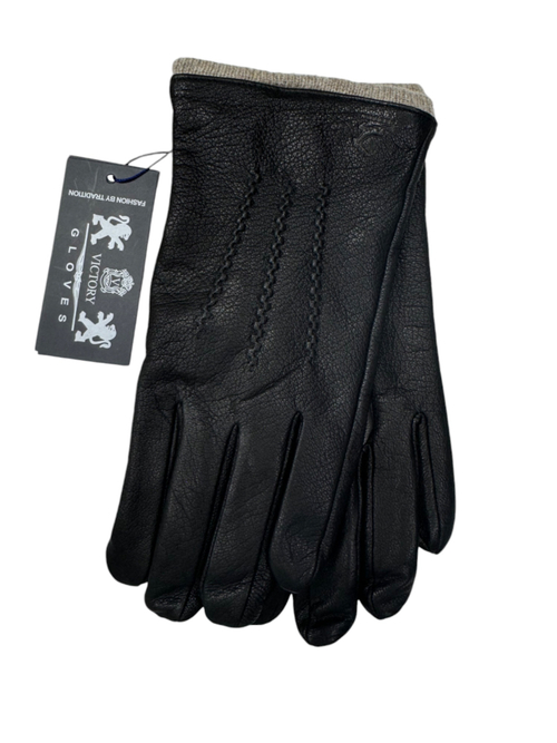 Перчатки. Мужские. Материал верха: Кожа оленя. Подклад: Трикотаж-шерсть. 5 шт в упаковке.