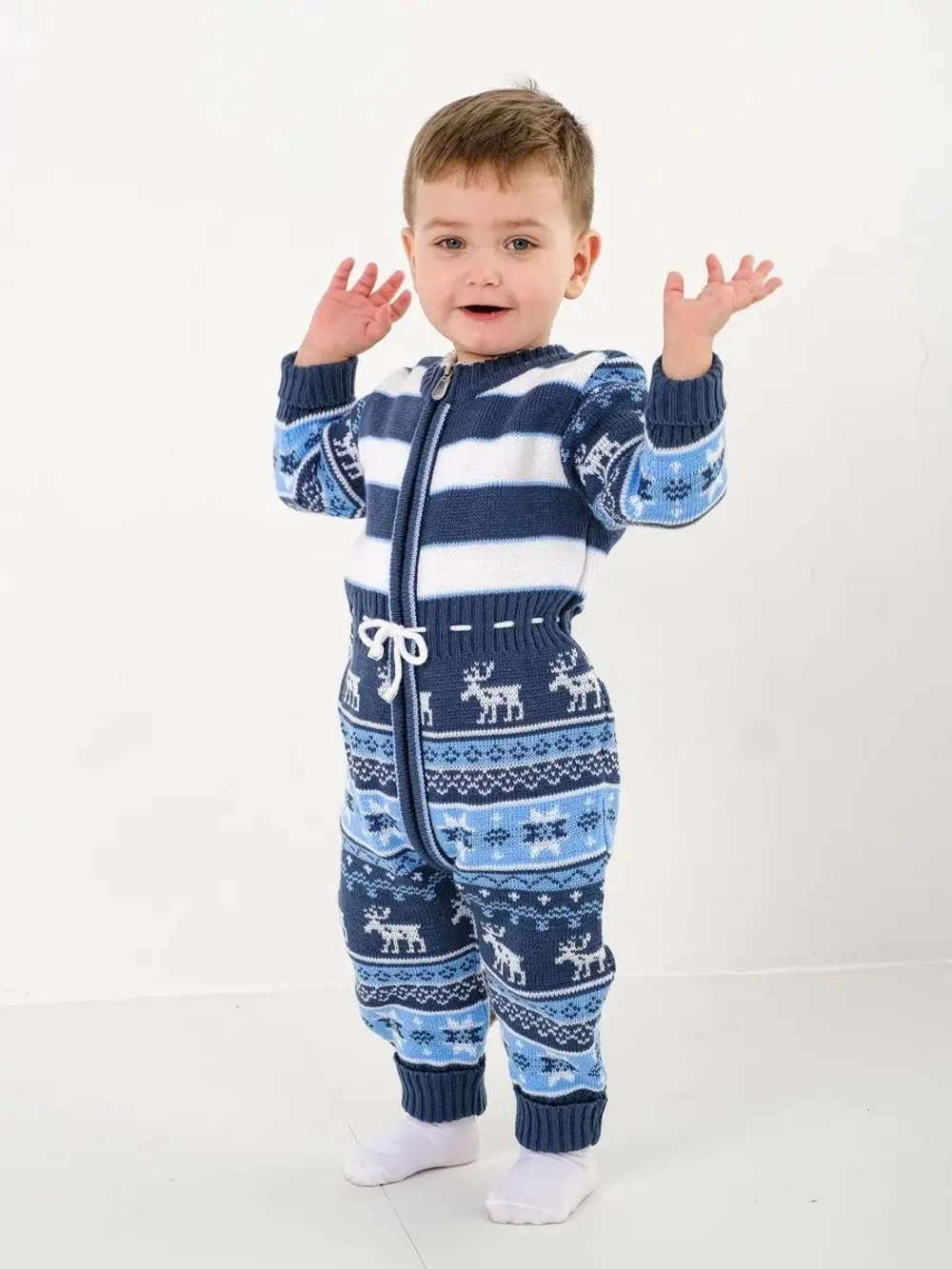 Комбинезон вязаный