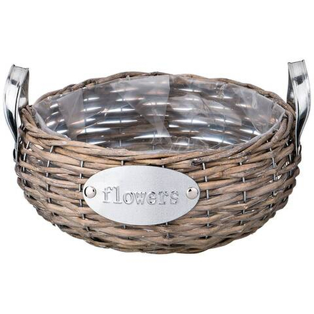 КОРЗИНКА С РУЧКОЙ 25*10 СМ (КОР=42 ШТ.)