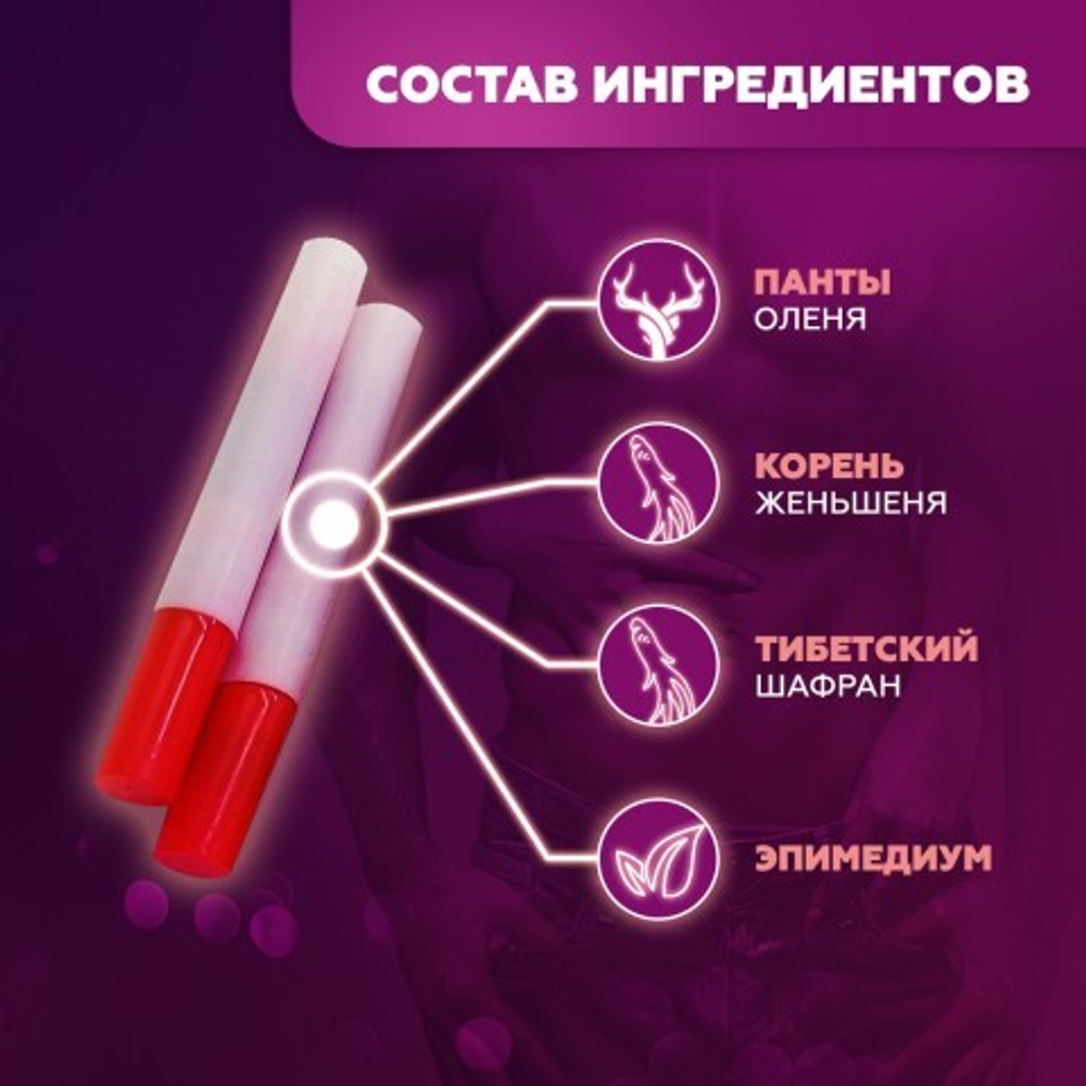 Мужской возбудитель "Лао Сэ Лон", 3 капс.