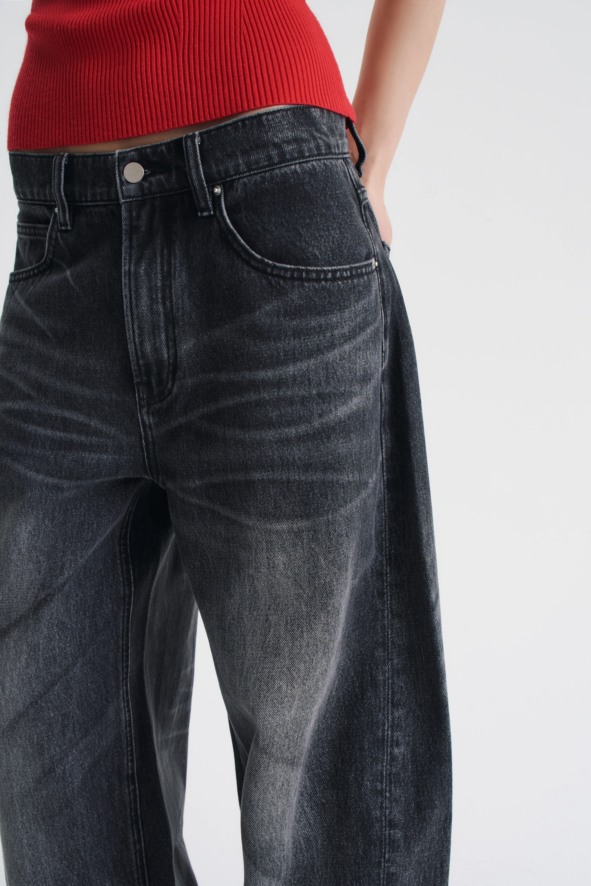 Джинсы acid wash