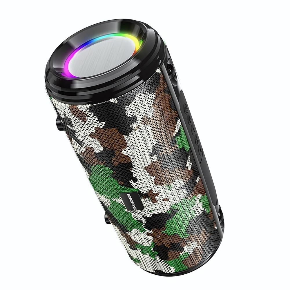 Портативная колонка Borofone BR13, 10W, BT5.0, 1200mAh Camouflage Green