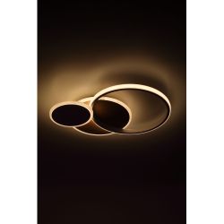 Светильник потолочный светодиодный ЭРА Модерн City CLL-1-60-RC WH+Wood с ДУ 3K-6,5K белый-золото | Светильники SPB-6 с ДУ