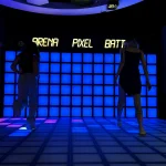 Интерактивный светодиодный пол «Арена Pixel battle»