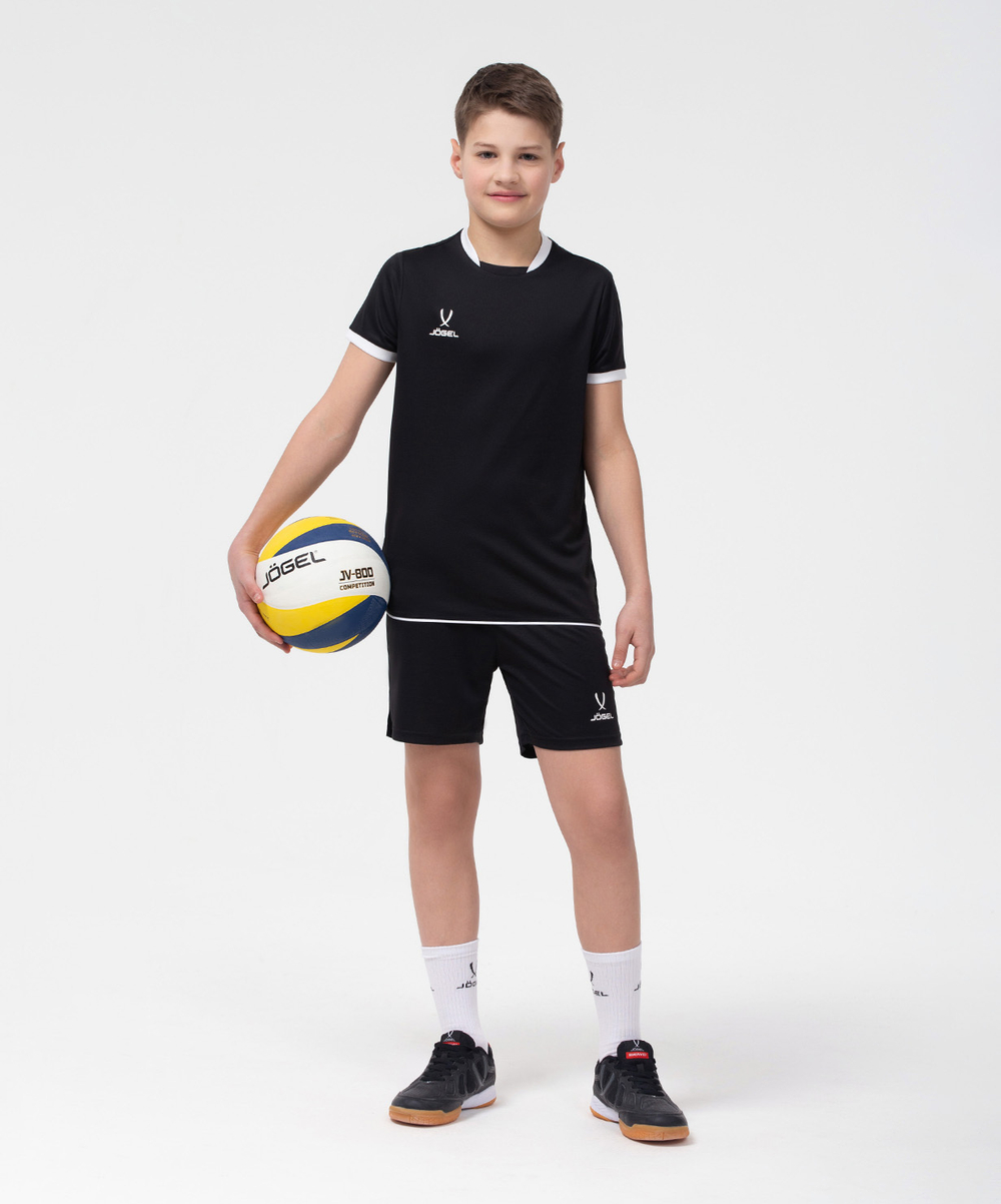 Футболка волейбольная Camp, черный, детский