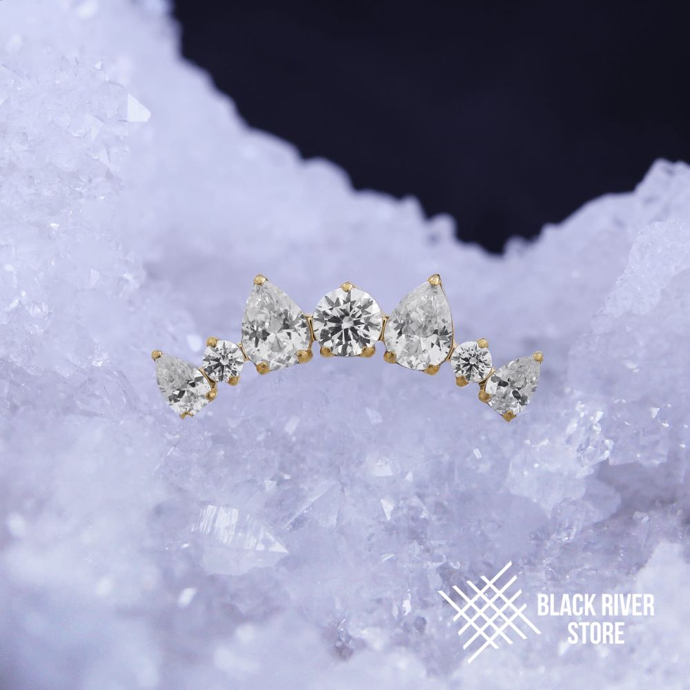 Diadem Crystal PVD Yellow