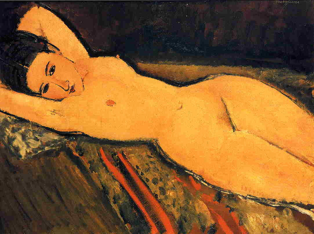Amedeo Modigliani (1884-1920) - эротическое искусство итальянского художника Амедео Модильяни