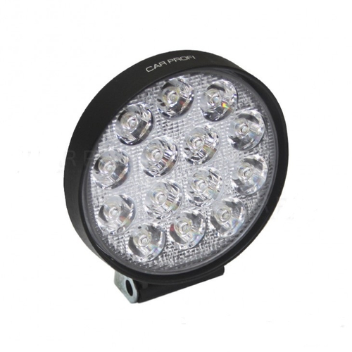 42W - Ultra / Светодиодная фара, 42W, 25 мм, дальний свет, круглая, ultra тонкая (1 шт.)