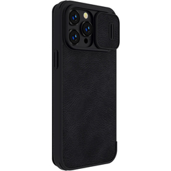 Кожаный чехол-книжка Nillkin Leather Qin Pro c защитой камеры для iPhone 14 Pro Max