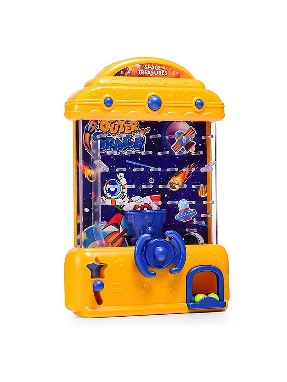 Игра пинбол Космос цвет жёлтый (3506)