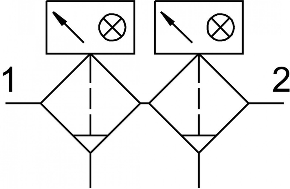 LFMBA-3/8-D-MIDI-DA Комбинация фильтров тонкой очистки