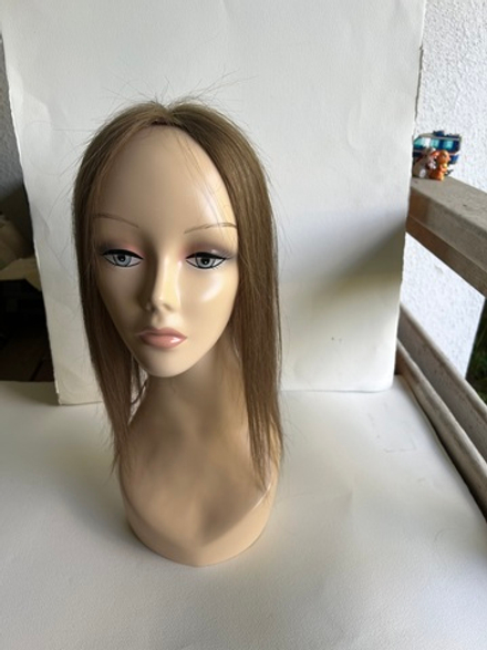 Накладка из славянских волос густая