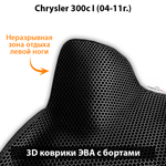 Передние автомобильные коврики ЭВА с бортами для Chrysler 300c I (04-11г.) полный привод