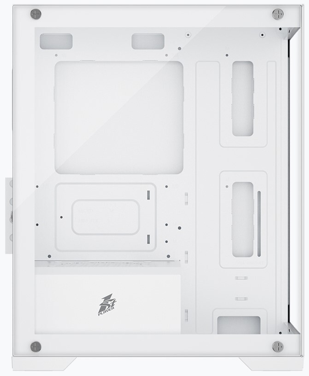 Корпус mATX 1STPLAYER Mi2-WH-3F1-W