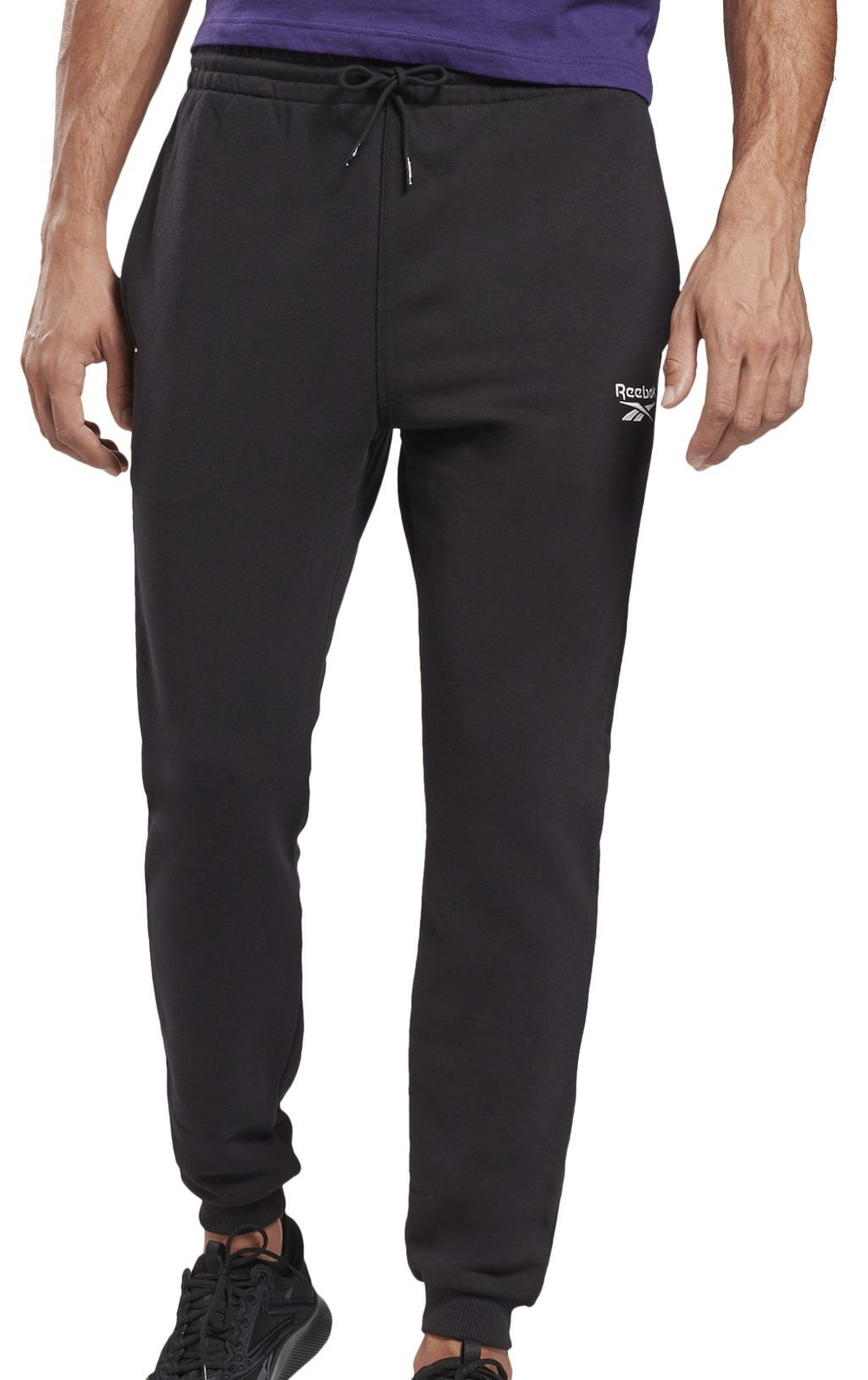 Мужские теннисные штаны Reebok RI FT Jogger M - black