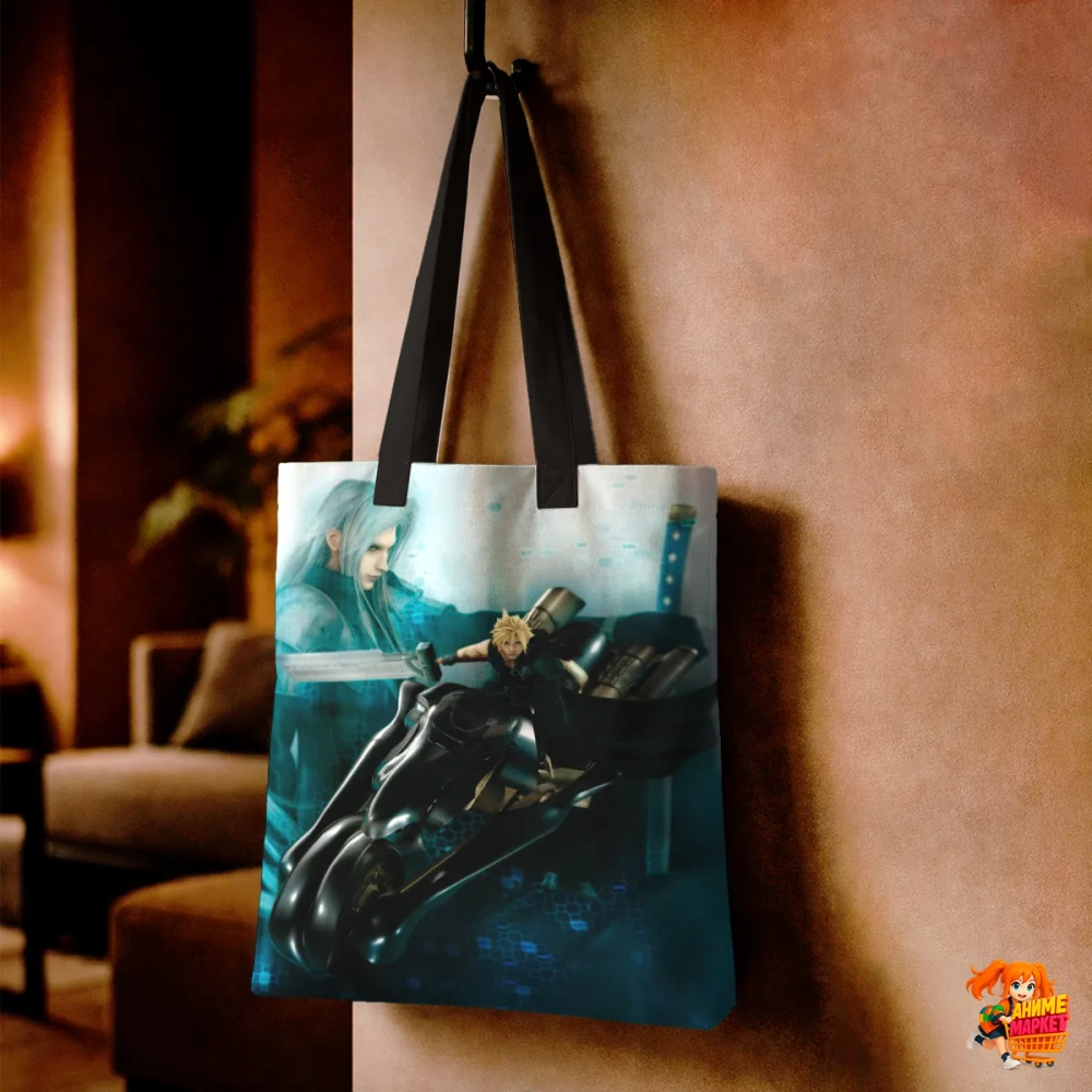 Сумка шоппер с принтом Final Fantasy