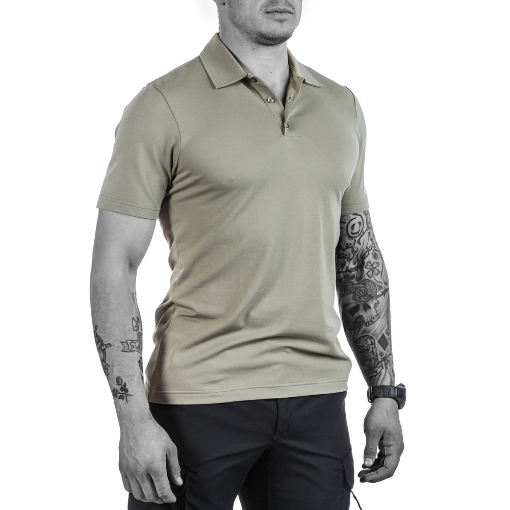 UF PRO URBAN POLO SHIRT - Desert Grey