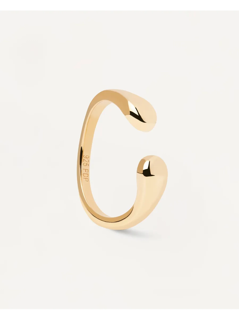 Кольцо женское PDPaola Crush серебро 925 пробы покрытое золотом 750 пробы AN01-903