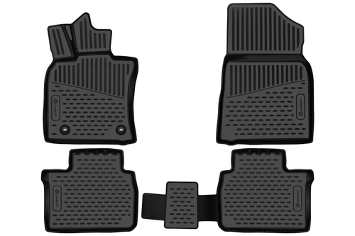 Коврики в салон для TOYOTA Camry (XV80) 2023 - 4шт. (полиуретан) ELEMENT3DAN0944210K