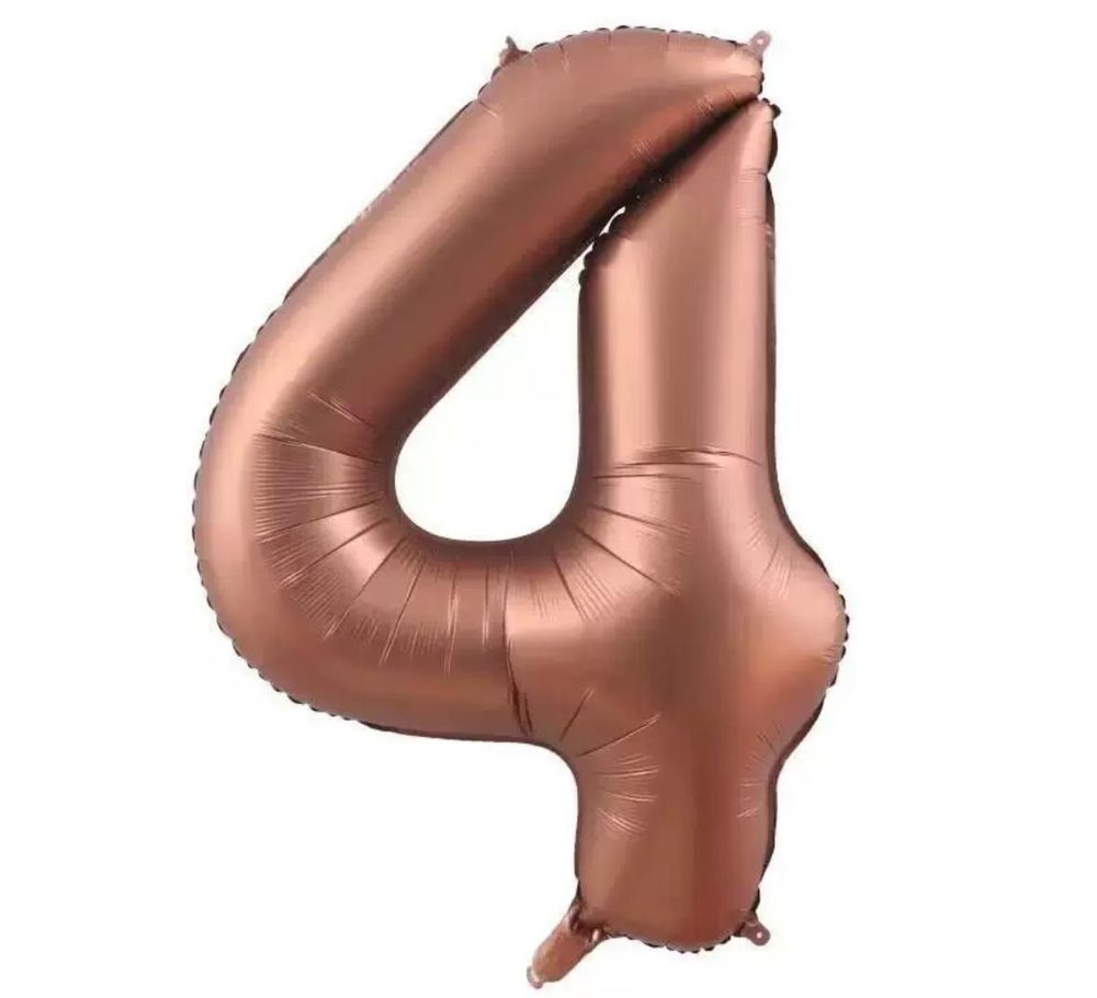 Цифра 4 Шоколад 40&quot;/102 см