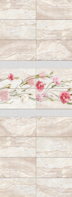 Панель ПВХ 3D с глиттером Эста  2700х250 мм